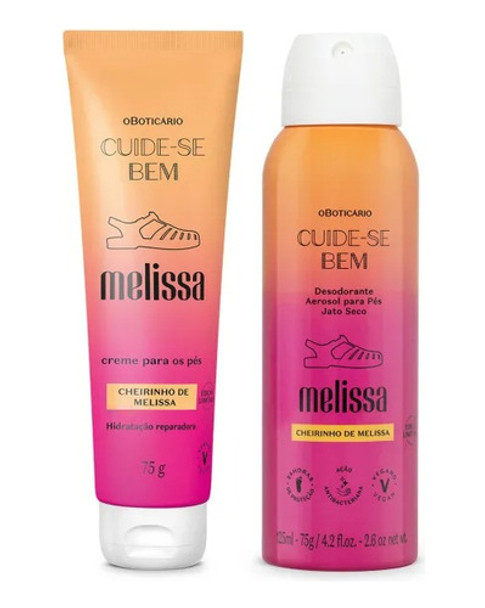 Combo Cuide-se Bem Melissa: Para Os Pés 0