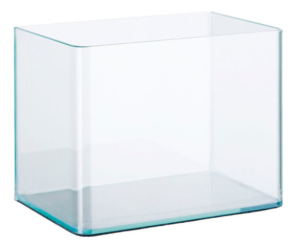 Acuario Pecera Chica Curva Importada Panorámica 37 Lts 0