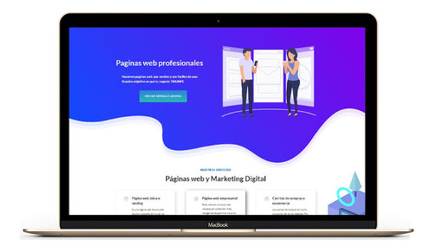 Paginas Web Personalizada Adaptable  Landing Diseño Web 0