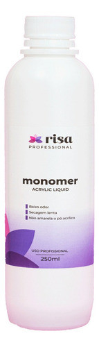 Monomer Risa 250ml Líquido Acrílico Unhas Nail Monomero 0