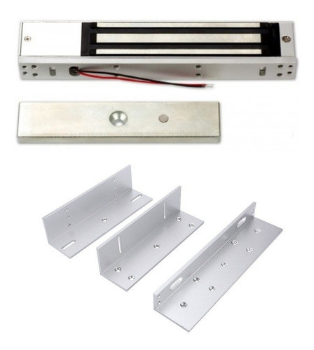 Cerradura Magnética 600 Lbs + Zl Control Acceso Electroiman 0