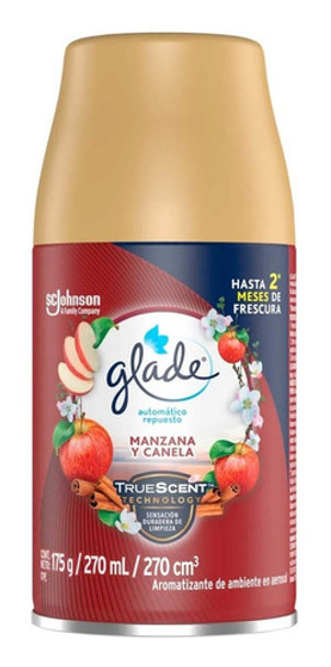 Aromatizante Glade Repuesto Manzana Y Canela  175g 0 Aromatizante Glade Repuesto Manzana Y Canela  175g 0