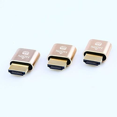 3 Hdmi Dummy Plug 4k Display Emulator Compatible 0