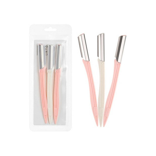 Conjunto De Navalhas Para Sobrancelha 3 Peças 0