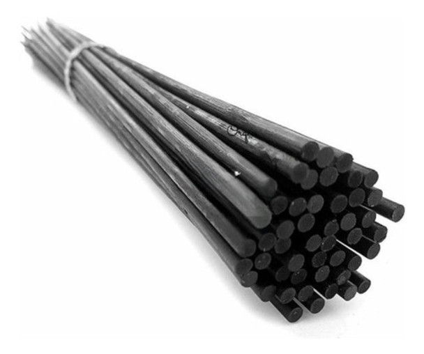 Kit 100 Estacas Tutor De Plantas Haste Pintada Bambu 50cm 0