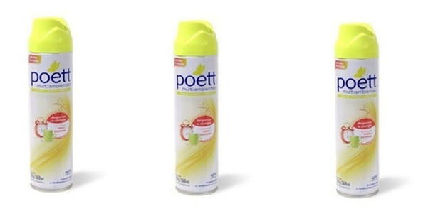 Desodorante Amb Despertar Energía Poett Pack X3u.(cod. 6293) 0
