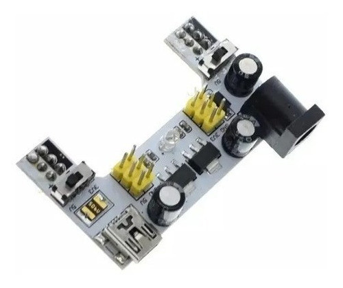 5 X Fonte Mb102 Para Protoboard Alimentação Mb102 3,3v/5v 0