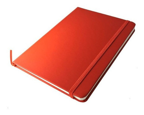 Libreta Rayada C/elástico Grande | Lisa | Matra | Rojo 0