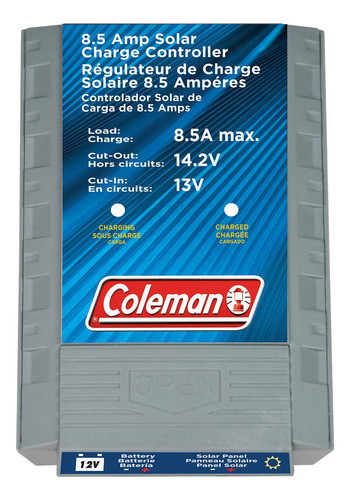 Controlador De Carga Solar Coleman 8,5 Amp 12v 0