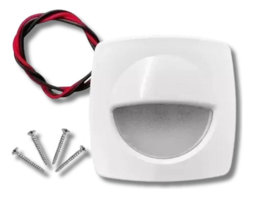 Luz Cortesia Quadrada 12v Branco Nautica Lancha Arieltek 0