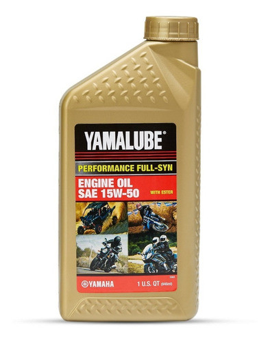 Aceite Motor Yamalube 4t 15w 50 Sintético Delcar Motos ® 0