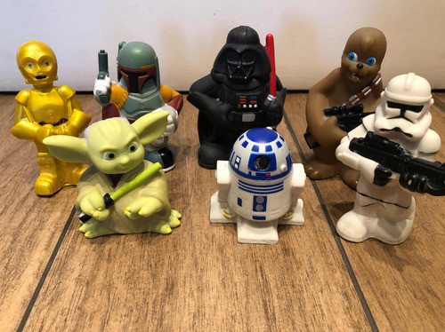 Star Wars Set 7 Juguetes Para Baño/agua 0