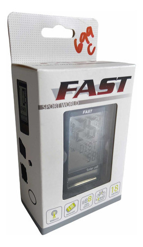Velocímetro Inalámbrico Fast 18 Funciones Solar C-699c 0