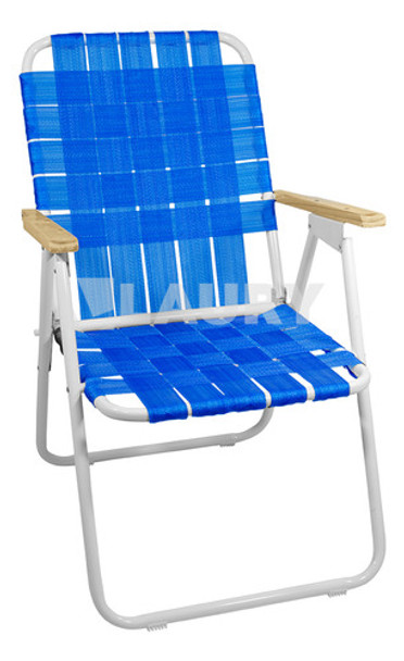 Sillón Fijo Laury Acero Apoya Brazos De Madera 17985 0