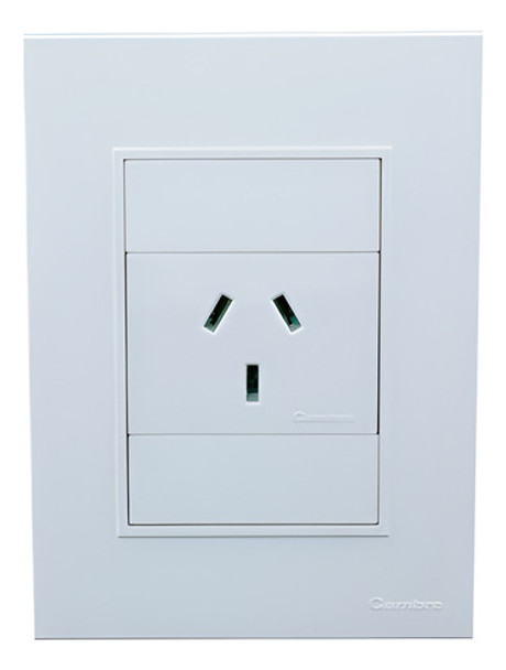 Toma Simple Cambre Bauhaus Completo Blanco 6904 X 10 Uni 0