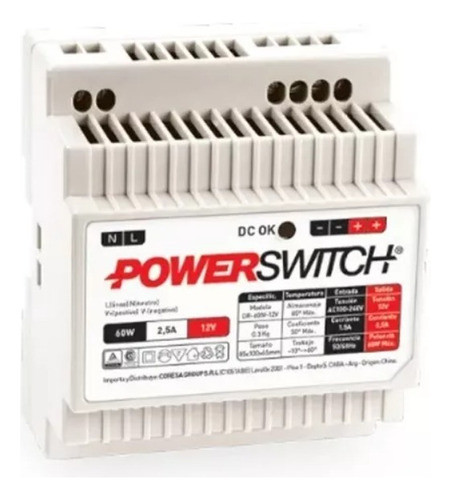 Fuente De Alimentacion De 12 V Maen Wall 0