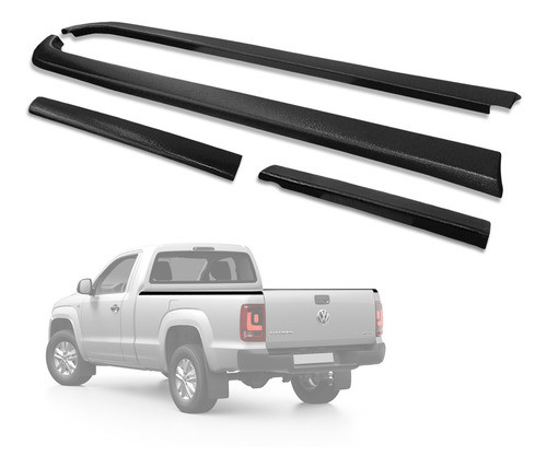 Protetor De Borda Amarok 2010 A 2021 Cs Lateral Caçamba 0