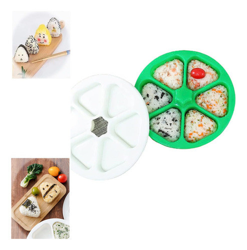 Molde De Sushi Triangular Diy, Máquina De Onigiri De 6 Grade 0