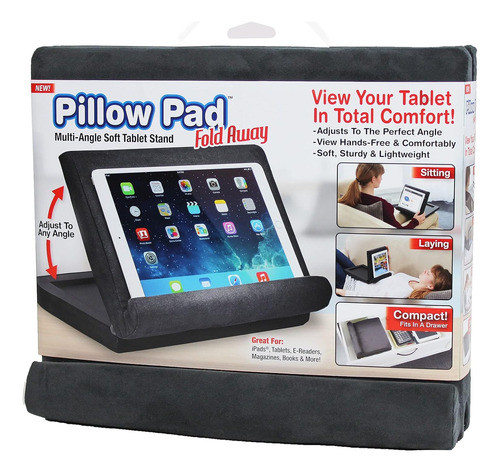 Soporte Para Tablet Plegable Acolchonado Negro 0
