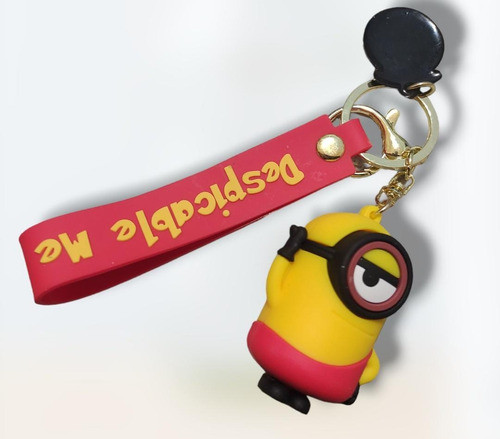 Compatible Minion Goma Llavero Pasapresilla/aro/gancho 0
