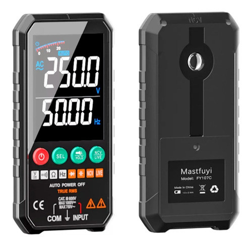 Multímetro Anti-queima Automático Inteligente 0