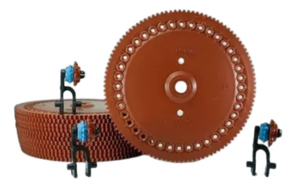 Kit 10 Discos P/ Feijão 40 F + 10 Rosetas Precision Planting 0