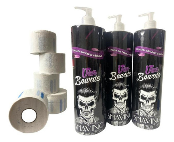 3 Shaving Gel Van + Pacote De Gola 500 Uni. Profissional 0 3 Shaving Gel Van + Pacote De Gola 500 Uni. Profissional 0