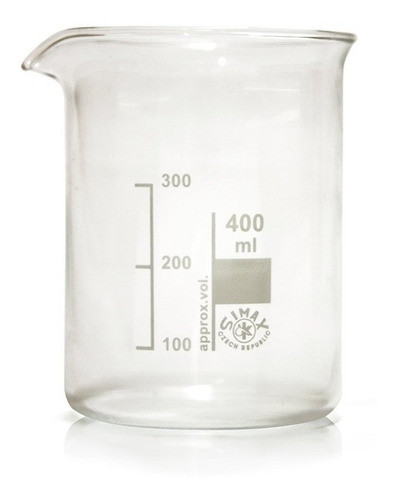Vaso De Precipitado 400ml Vidrio Borosilicato 3.3 Simax 0