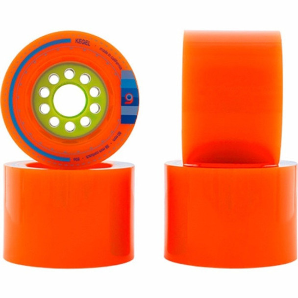 Rodas Orangatang Kegel 80mm 80a Laranja - Longboard Skate 0