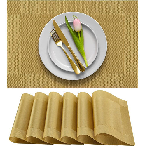 Más Manteles Individuales De Mesa De Comedor Decorativos, Ta 0