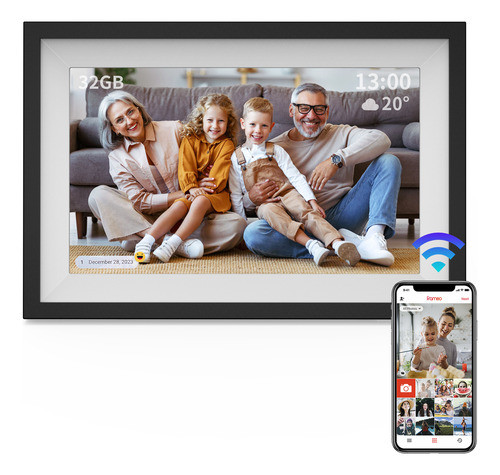 10.1 Quadro Ip Digital Wifi, 32 Gb, Rotação Automática, Pres 0