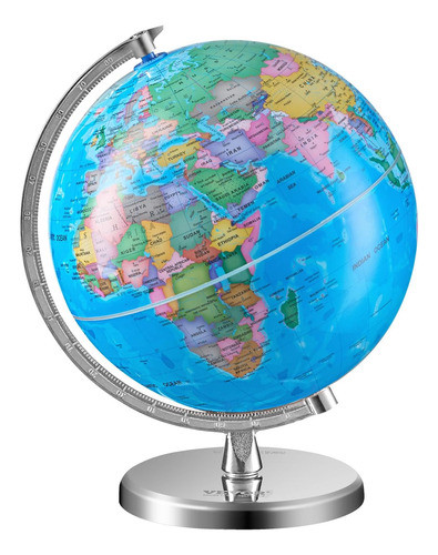 Globo Terráqueo Giratorio De 20 Cm Educativo Para Niños 0