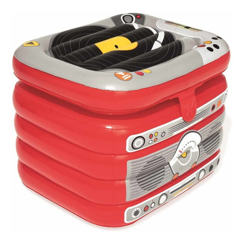 Conservadora Radio Inflable Para Piscinas Playa Rio Bebidas 0