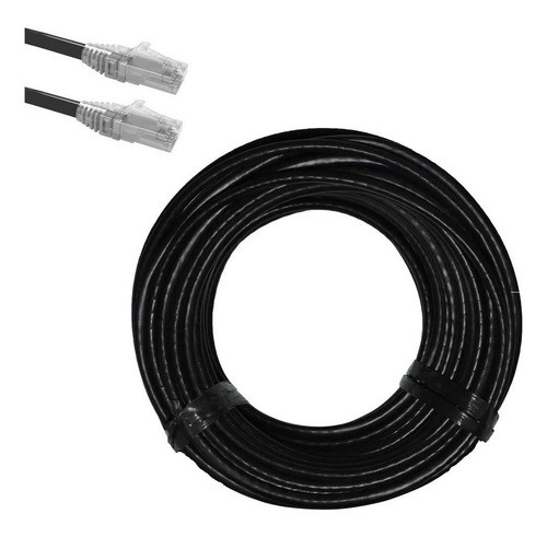 Cabo Rede 30m Cat5e Area Externa Capa Dupla Blindado Cobre 0