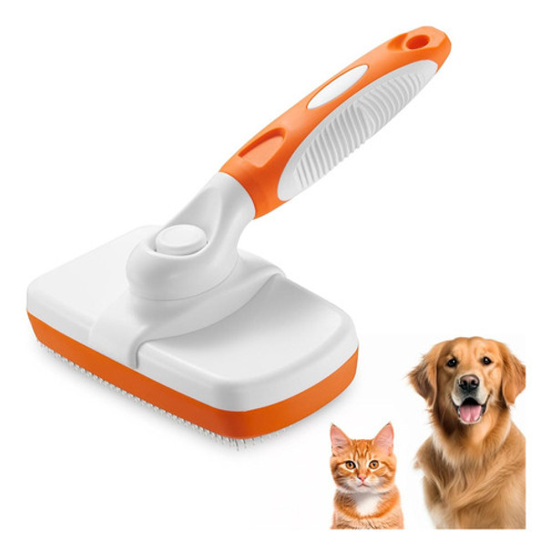 Cepillo Autolimpiante Para Aseo De Perros Que Arroja Un... 0