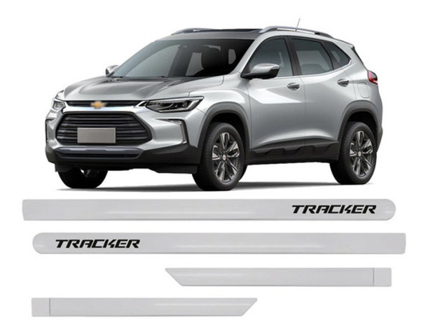 Jogo Friso Lateral Redondo Tracker 2020/21 Prata Switchblade 0
