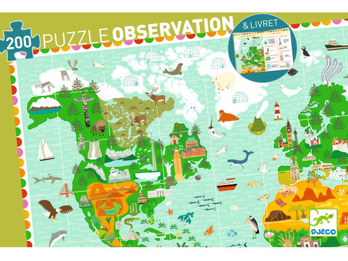 Puzzle Observación Para Niños Educativo  - Djeco - Adeleste 0