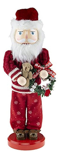 Clever Creations Pj Santa Cascanueces De Madera Tradicional 0 Clever Creations Pj Santa Cascanueces De Madera Tradicional 0