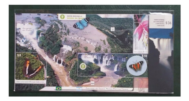 Hoja Block Cataratas Del Iguazú. 2014 Mint 0 Hoja Block Cataratas Del Iguazú. 2014 Mint 0