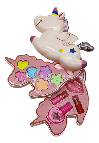 Set De Maquillaje Para Niñas Diseño Unicornio Con Brillitos 0