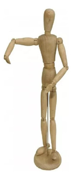 Muñeco Articulado De Madera Para Estudio 40 Cm Maniqui 0