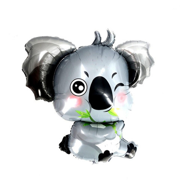 Globo Metalizado Koala 83x 93cm Cumpleaños Decoración Bosque 0