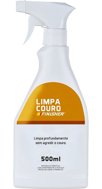 Limpa Couro Banco Automotivo Jaqueta Bota Finisher 500ml 0