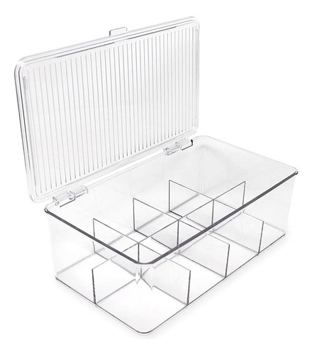 Isaac Jacobs Organizador De Plástico Transparente Dividido ( 0