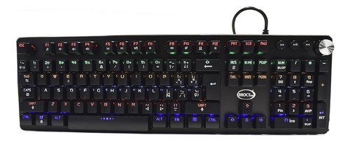 Brocs - Teclado Mecánico Para Juegos, Retroiluminación Rgb, 0