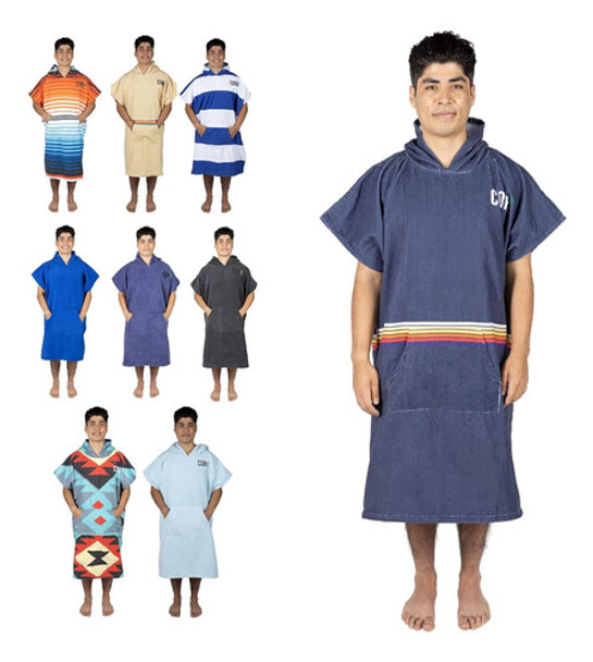 Cambiador Cor Surf Poncho, Bata Con Capucha Y Parte Delan... 0 Cambiador Cor Surf Poncho, Bata Con Capucha Y Parte Delan... 0