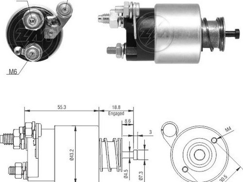 Solenoide O Automatico De Arranque Zm 4-391 0