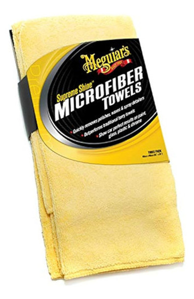 Toallas De Microfibra Meguiar's X2020 Supreme Shine, Paquete 0