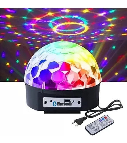 Bola De Luces Audioritmica Discoteca Bluetooth Parlante Led 0