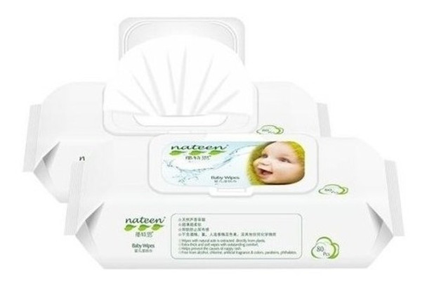 Nateen Toallitas Húmedas  12 Paquetes X 80 Unidades (960) 0